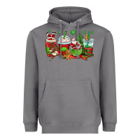 Storm christmas santa claus coffee cups Heavyweight Hoodie - OliviaCreatesArt