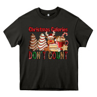 Asphalt Christmas Calories don't count Christmas tree cake Heavy Core Tee - Jasminsmagicworld