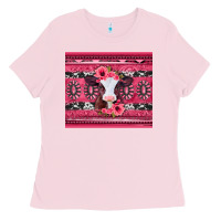 Bubblegum Pink pink gemstone baby calf western valentines day Ladies Tee - Jasminsmagicworld