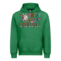 Emerald happy easter day baseball Urban Hoodie - CowhideDigitalArt