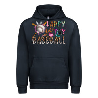 Navy happy easter day baseball Urban Hoodie - CowhideDigitalArt