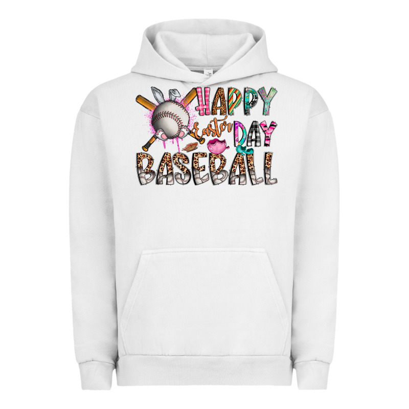 Happy Easter Day Baseball Urban Hoodie by CowhideDigitalArt | Teevron