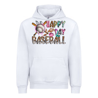 White happy easter day baseball Urban Hoodie - CowhideDigitalArt