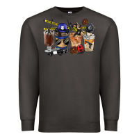 Smoke Police Coffee Cups Premium Sweatshirt - FaDigitalArtStudio