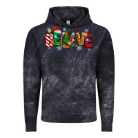 Cloud Black Christmas Believe Vintage Hoodie - MaliasSmallBusiness