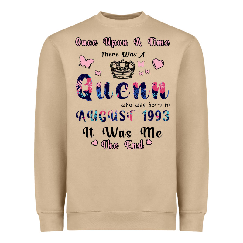Once Upon A Time There Was A Queen Who Was Born I Heavyweight Sweatshirt by Bettercallsaul | Teevron