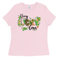 Bubblegum Pink st. patricks day very lucky cma Ladies Tee - BarkalooDesign