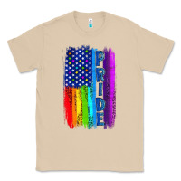 Pride Lgbtq+ American Flag Classic Tee | Teevron