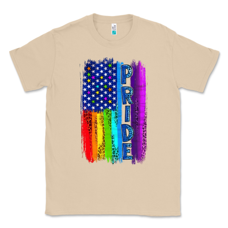 Pride Lgbtq+ American Flag Classic Tee by BundleAndBundleShop | Teevron