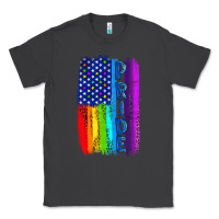Smoke Pride LGBTQ+ American Flag Classic Tee - BundleAndBundleShop