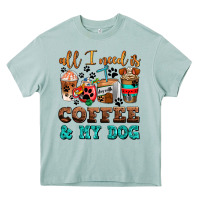 All I Need Is Coffee And My Dog Heavy Core Tee | Teevron