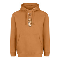 Meerkat Bunny Easter Heavyweight Hoodie - OliviaCreatesArt