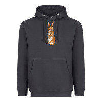 Smoke Bunny Easter Heavyweight Hoodie - OliviaCreatesArt