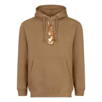 Toasted Coconut Bunny Easter Heavyweight Hoodie - OliviaCreatesArt