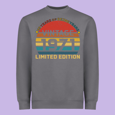 Vintage 1971 Limited Heavyweight Sweatshirt Designed By Bettercallsaul