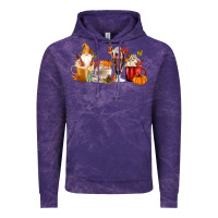 Cloud Purple Fall Gnome Coffee Cups Vintage Hoodie - MaliasSmallBusiness