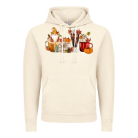 Vintage Artic Fall Gnome Coffee Cups Vintage Hoodie - MaliasSmallBusiness