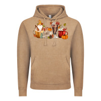 Vintage Coffee Fall Gnome Coffee Cups Vintage Hoodie - MaliasSmallBusiness