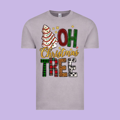 Oh Christmas Tree Bbs Vintage Tee Designed By Bundleandbundleshop