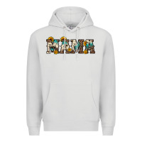 Dove Grey mama sunflower leopard Premium Hoodie - OliviaCreatesArt