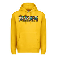 Lemon mama sunflower leopard Premium Hoodie - OliviaCreatesArt