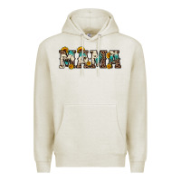 Oatmeal Heather mama sunflower leopard Premium Hoodie - OliviaCreatesArt