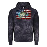 Cloud Black American Flag Fish Vintage Hoodie - Jasminsmagicworld