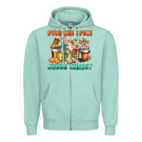 Seafoam pumpkin spice and jesus christ Zipper Hoodie - CowGirlArtShop