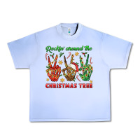 Grape Ice Rockin' Around The Christmas Tree Urban Heavy Tee - BundleAndBundleShop