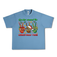 Pebble Blue Rockin' Around The Christmas Tree Urban Heavy Tee - BundleAndBundleShop
