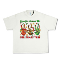 Pistachio Rockin' Around The Christmas Tree Urban Heavy Tee - BundleAndBundleShop