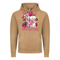 Vintage Camel My 1st. pink Christmas with cute snowman Vintage Hoodie - NancyCooperArtShop