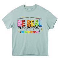 Arona be real not perfect Heavy Core Tee - NancyCooperArtShop