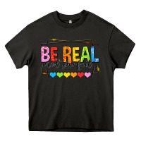 Asphalt be real not perfect Heavy Core Tee - NancyCooperArtShop