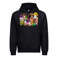 Black Halloween Western Boo Coffee Cups Urban Hoodie - CowhideDigitalArt