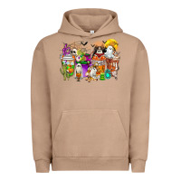 Pigment Burro Halloween Western Boo Coffee Cups Urban Hoodie - CowhideDigitalArt