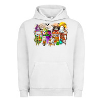 Pigment Lunar Rock Halloween Western Boo Coffee Cups Urban Hoodie - CowhideDigitalArt