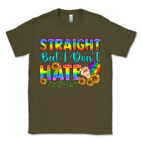 Army Green LGBTQ+ Straight But I Don't Hate Classic Tee - BundleAndBundleShop