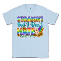 Dusty Blue LGBTQ+ Straight But I Don't Hate Classic Tee - BundleAndBundleShop