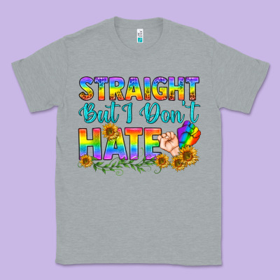 Lgbtq+ Straight But I Don't Hate Classic Tee Designed By Bundleandbundleshop