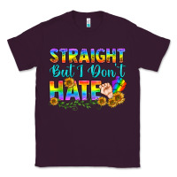 Plum LGBTQ+ Straight But I Don't Hate Classic Tee - BundleAndBundleShop