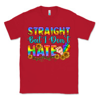 Red LGBTQ+ Straight But I Don't Hate Classic Tee - BundleAndBundleShop