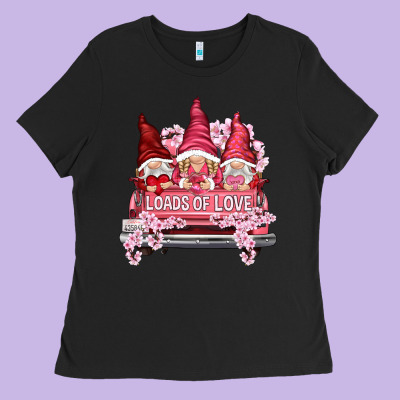 Loads Of Love With Flowers Ladies Tee Designed By Nancycooperartshop