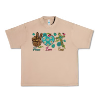 Burro Peace Love Cross Urban Heavy Tee - BundleAndBundleShop