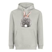 Moon Dust Easter bunny back view Heavyweight Hoodie - OliviaCreatesArt