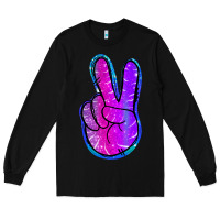 Black Mermaid Peace Sign Long Sleeve Tee - Jasminsmagicworld