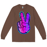 Chestnut Mermaid Peace Sign Long Sleeve Tee - Jasminsmagicworld