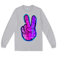 Moon Dust Mermaid Peace Sign Long Sleeve Tee - Jasminsmagicworld