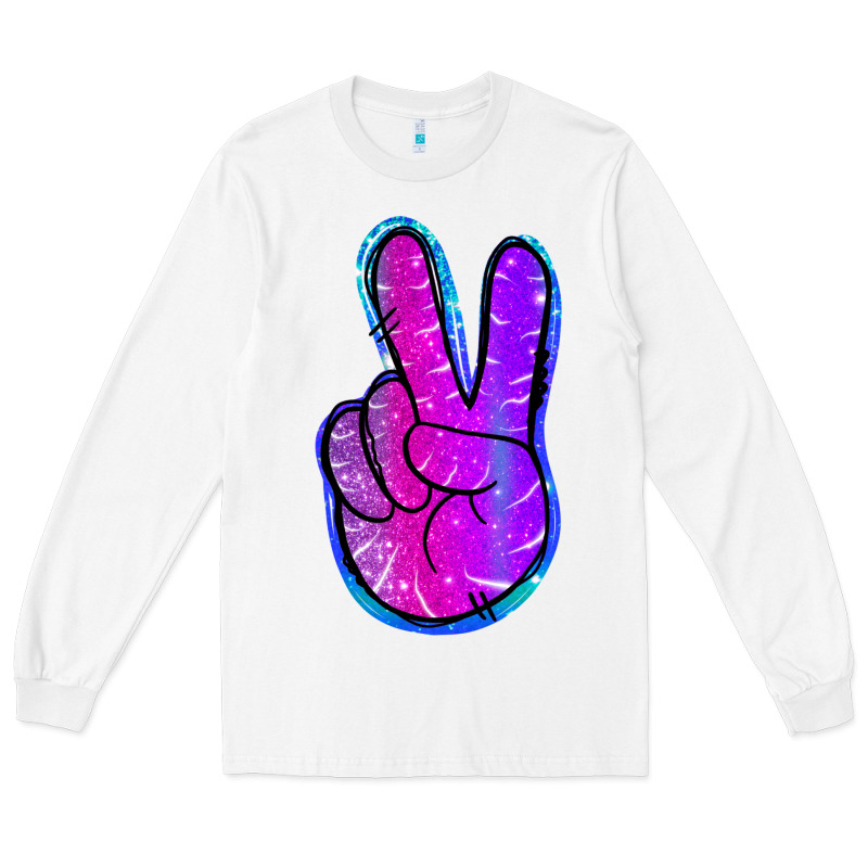 Mermaid Peace Sign Long Sleeve Tee by Jasminsmagicworld | Teevron