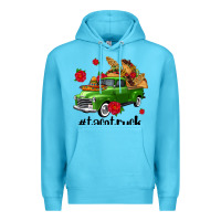 Ocean Blue tacotruck olivia Premium Hoodie - OliviaCreatesArt